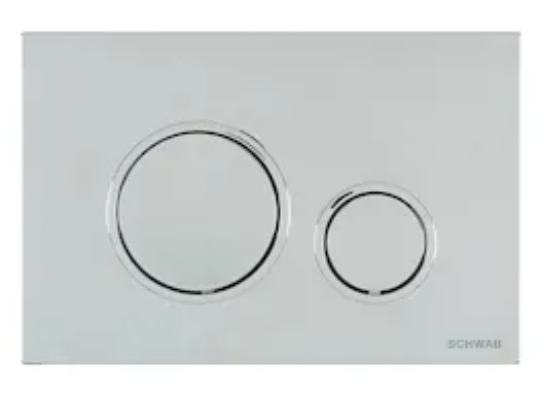 Placca doppio scarico ABS VELA