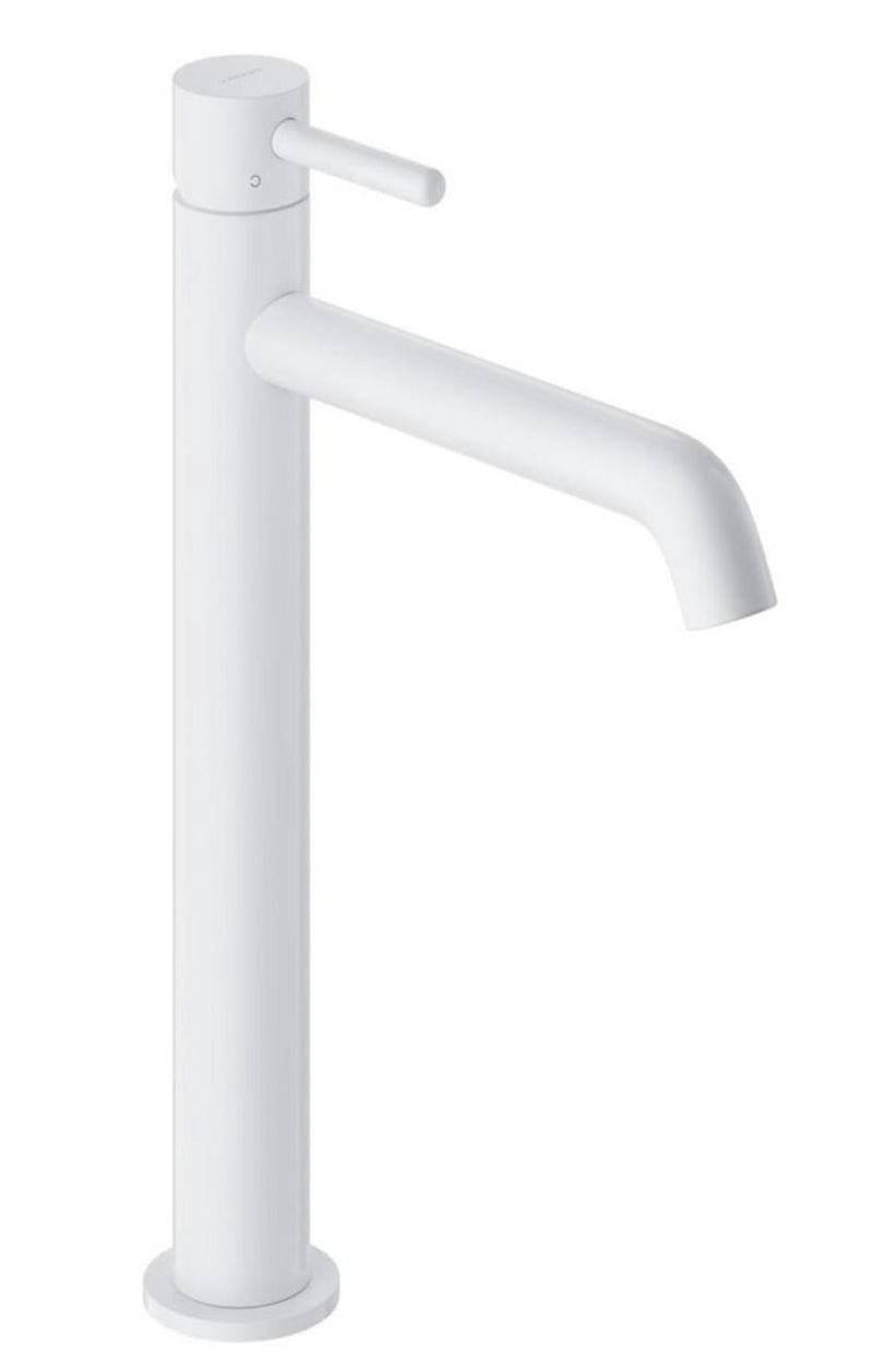 Miscelatore Cilindra Alto Lavabo con Attacco Piletta 1"1/4