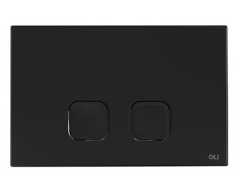 Placca PLAIN doppio tasto per cassetta vaso OLI 74
