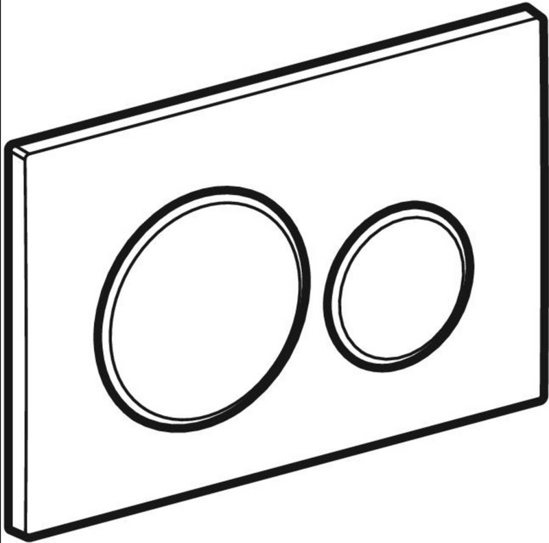 Placca Sigma 20 per cassetta WC