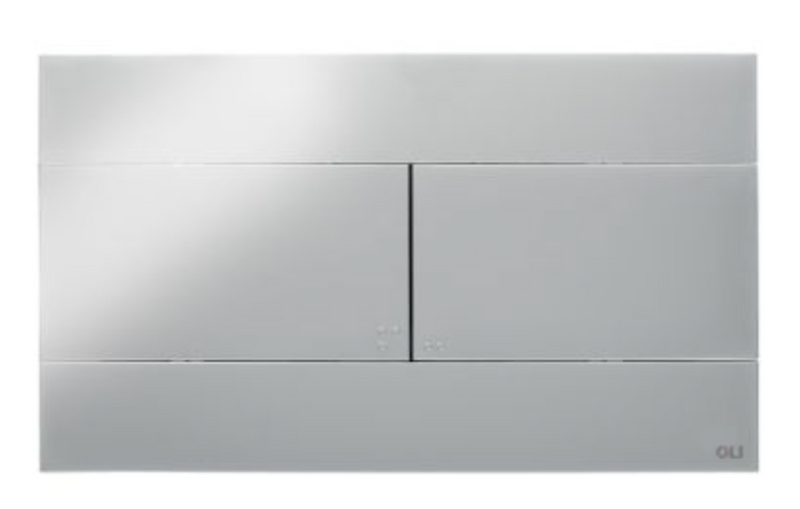 Placca SLIM DUAL per cassette WC